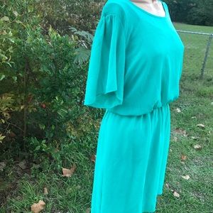 Teal cocktail dress 👗